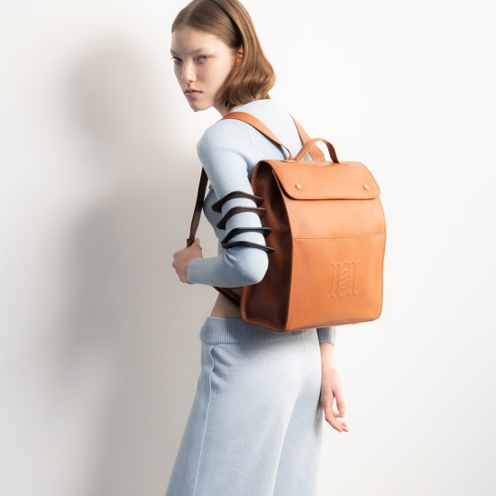 Simple backpack for men and women for business commuting fashion leather large capacity handbag - Memoo.com Simple backpack for men and women for business commuting fashion leather large capacity handbag - Memoo.com